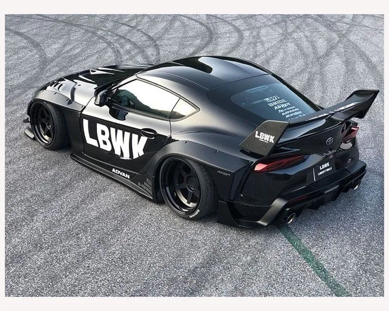 Liberty Walk Supra A90 LB-WORKS Bonnet Hood: FRP, Performance, Aerodynamic Upgrade