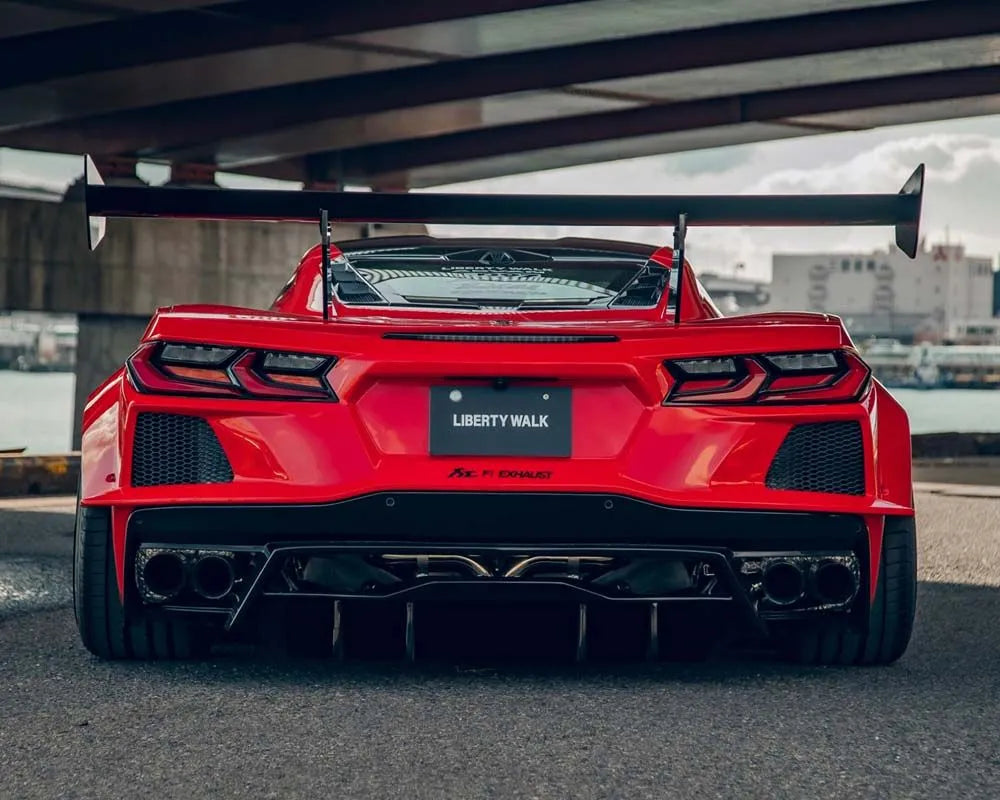 Liberty Walk Widebody Kit FRP Chevrolet Corvette C8 Stingray 2020+ Aggressive Aero