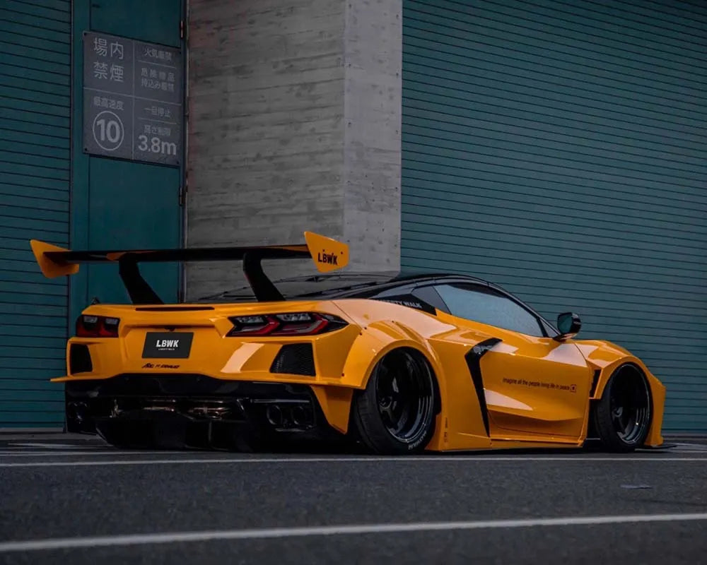 Liberty Walk Widebody Kit FRP Chevrolet Corvette C8 Stingray 2020+ Aggressive Aero