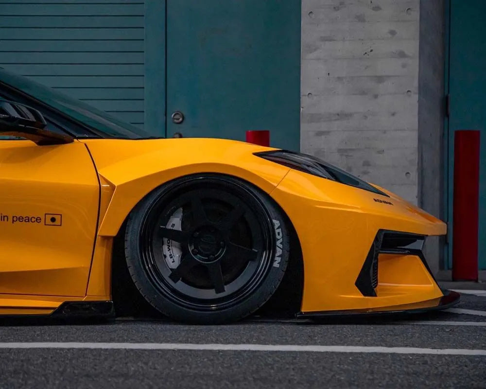 Liberty Walk Widebody Kit FRP Chevrolet Corvette C8 Stingray 2020+ Aggressive Aero