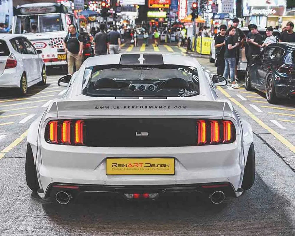 Liberty Walk FRP Rear Diffuser for Ford Mustang 2015+ - Aggressive Widebody Style