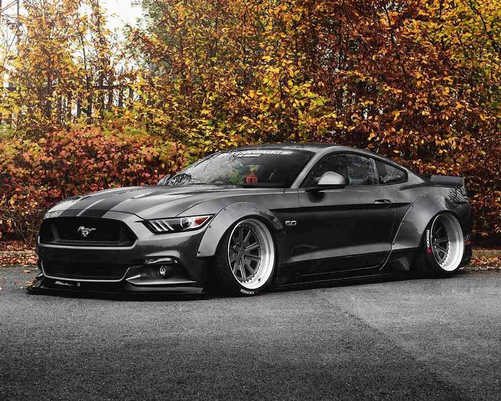 Liberty Walk Widebody Complete Kit for Ford Mustang 2015+ Aggressive Styling