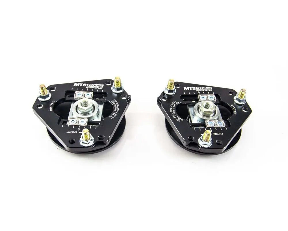 MTS Technik Front Adjustable Camber Caster Plates Ford Mustang 2014-2023
