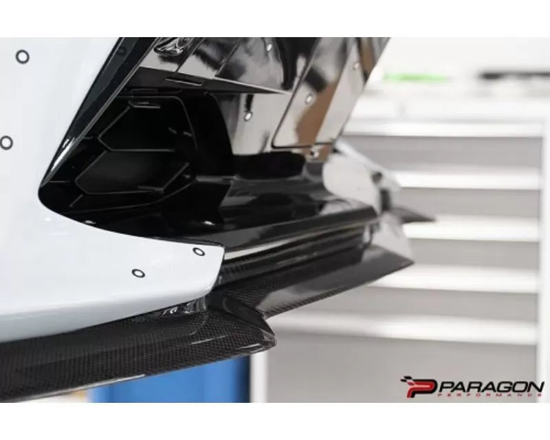 Premium Carbon Fiber Front Lip Spoiler for Chevrolet C8 Corvette 2020-2024