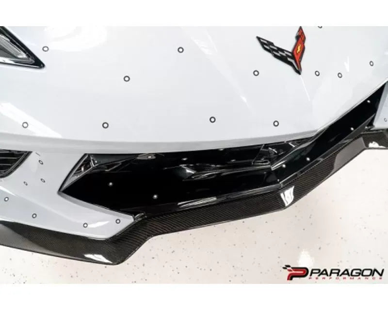 Premium Carbon Fiber Front Lip Spoiler for Chevrolet C8 Corvette 2020-2024