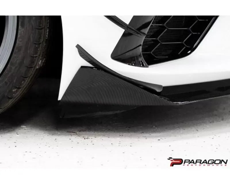 Premium Carbon Fiber Front Lip Spoiler for Chevrolet C8 Corvette 2020-2024
