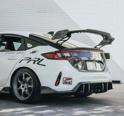 Seibon MB-Style Carbon Fiber Rear Diffuser Honda Civic Type-R Base 2023-2025 - RD23HDCVR-MB