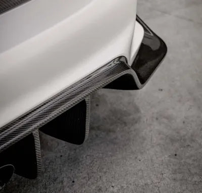 Seibon MB-Style Carbon Fiber Rear Diffuser Honda Civic Type-R Base 2023-2025 - RD23HDCVR-MB