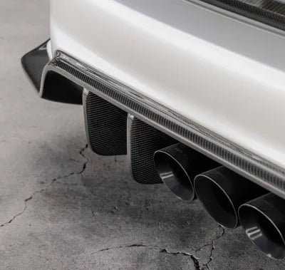 Seibon MB-Style Carbon Fiber Rear Diffuser Honda Civic Type-R Base 2023-2025 - RD23HDCVR-MB