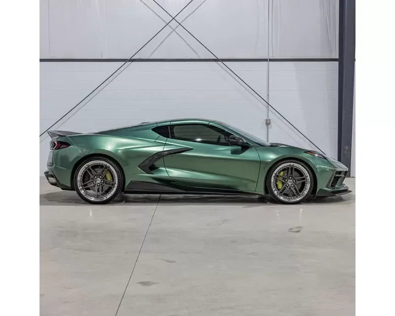 RSC Tuning C8 Corvette Carbon Fiber Side Skirts - 100% Prepreg Enhanced Performance