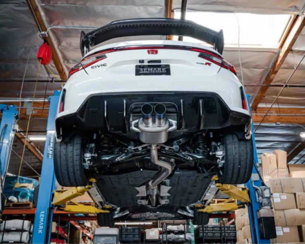 Remark Sports Touring Titanium + SS Front Pipe Catback Exhaust Honda Civic Type R FL5 2023+ - RK-C2076H-09TS