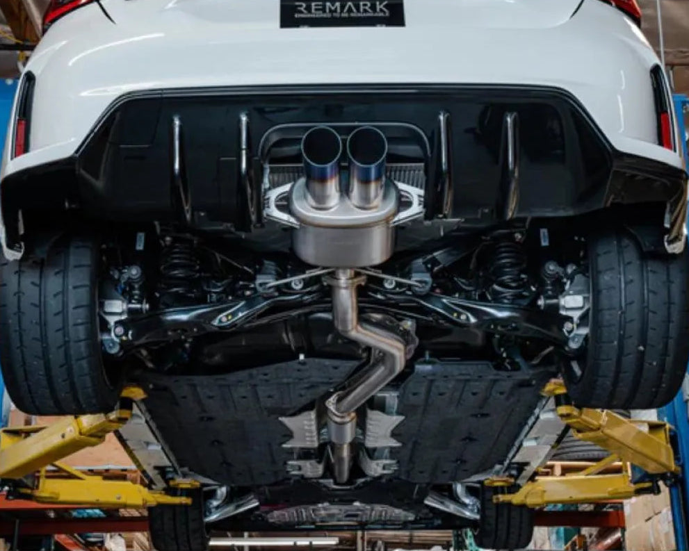 Remark Sports Touring Titanium + SS Front Pipe Catback Exhaust Honda Civic Type R FL5 2023+ - RK-C2076H-09TS