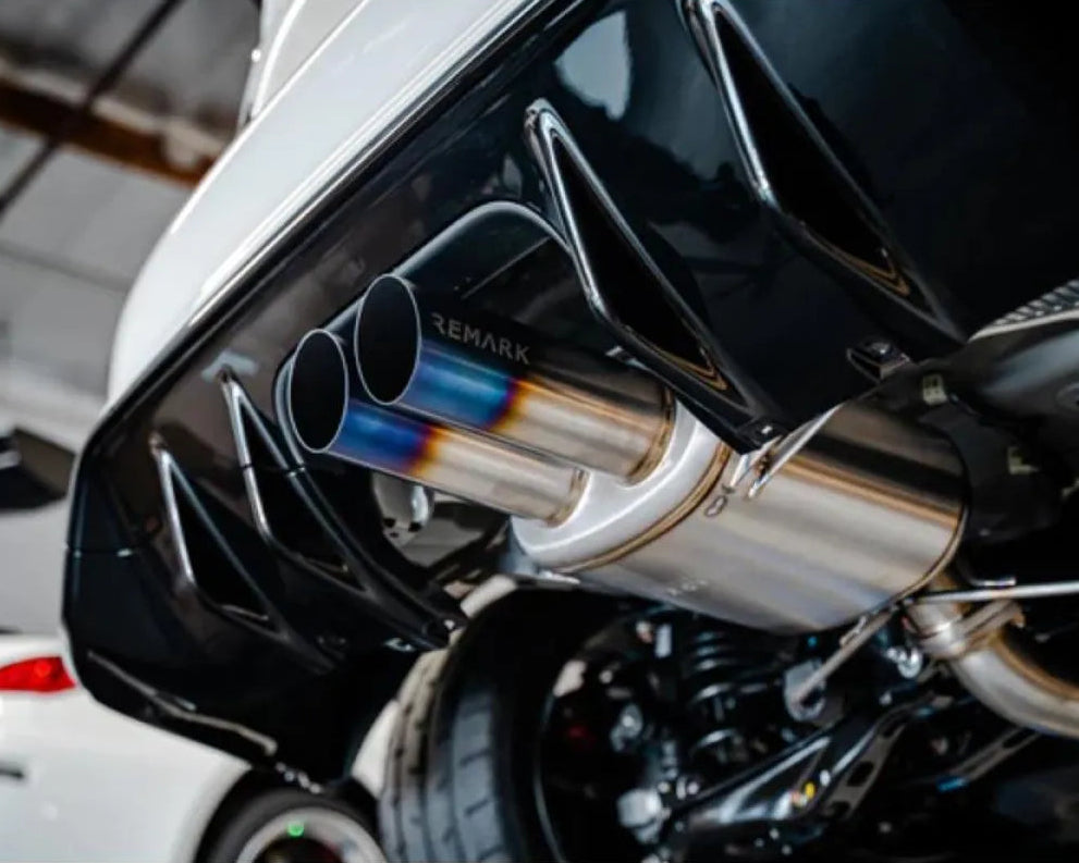 Remark Sports Touring Titanium + SS Front Pipe Catback Exhaust Honda Civic Type R FL5 2023+ - RK-C2076H-09TS