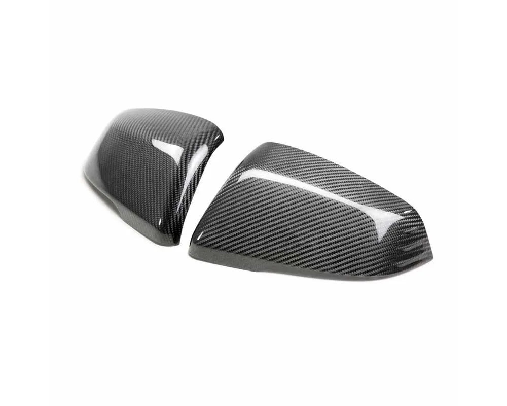 Seibon Carbon Fiber Mirror Caps for Toyota Supra 2020-2024 - Lightweight, Stylish Upgrade