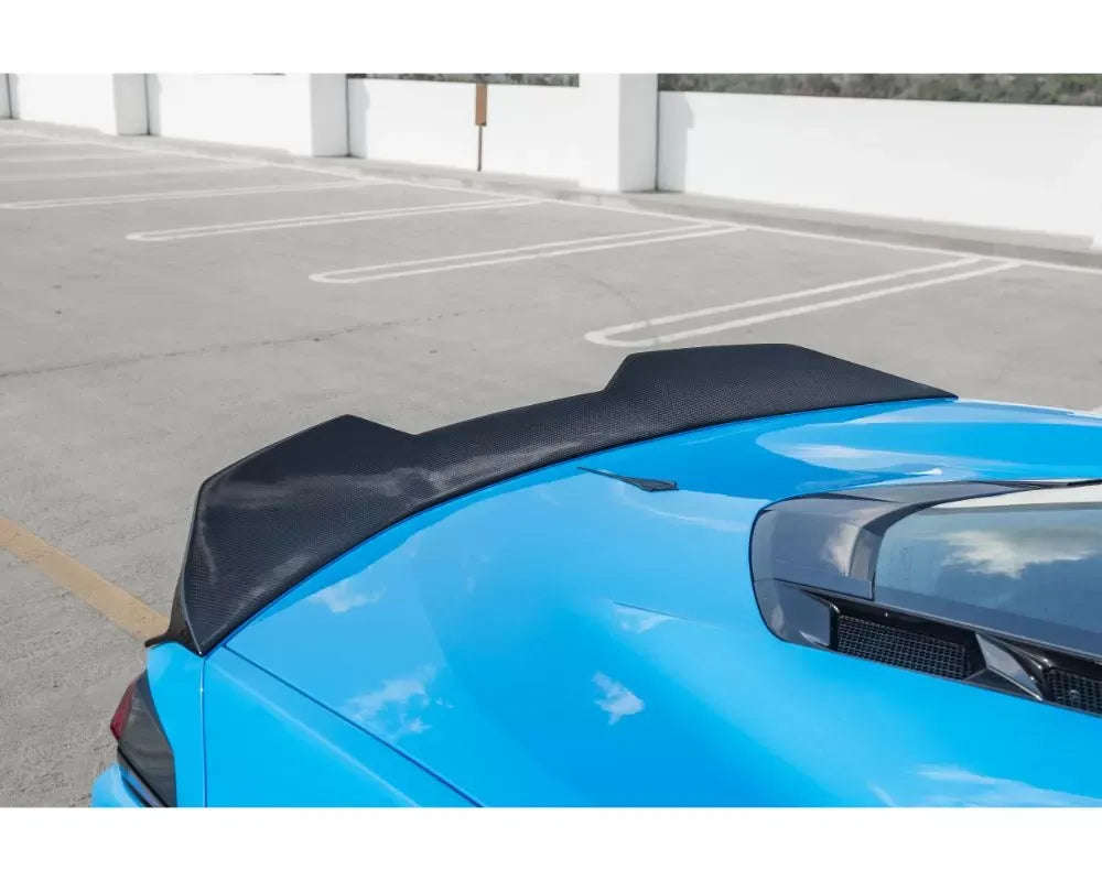 Street Hunter C8 Corvette Carbon Fiber Duckbill Spoiler - Enhanced Aerodynamics & Style