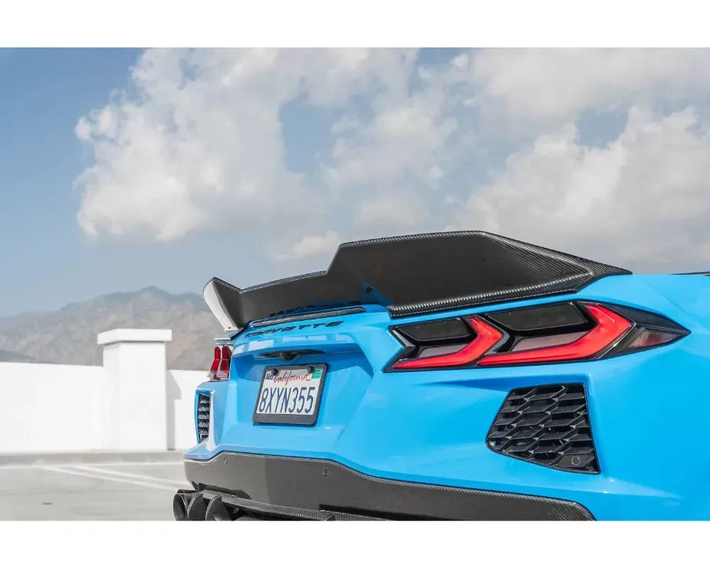 Street Hunter C8 Corvette Carbon Fiber Duckbill Spoiler - Enhanced Aerodynamics & Style