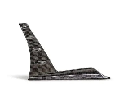 Seibon MB-Style Carbon Fiber Front Side Skirt Extensions Honda Civic Type-R Base 2023-2025 - SX23HDCVR-MB-F