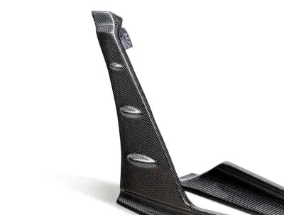 Seibon MB-Style Carbon Fiber Front Side Skirt Extensions Honda Civic Type-R Base 2023-2025 - SX23HDCVR-MB-F