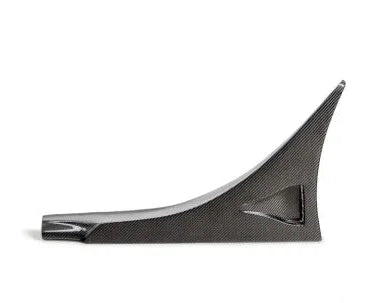 Seibon MB-Style Carbon Fiber Rear Side Skirt Extensions Honda Civic Type-R Base 2023-2025 - SX23HDCVR-MB-R