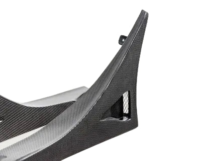 Seibon MB-Style Carbon Fiber Rear Side Skirt Extensions Honda Civic Type-R Base 2023-2025 - SX23HDCVR-MB-R