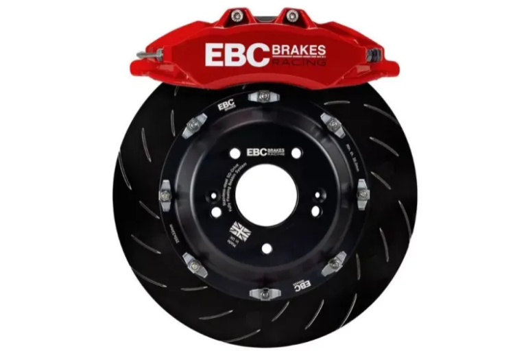 EBC Brakes Racing Red Apollo-6 Calipers 380mm Rotors Front Big Brake Kit Honda Civic Type-R FK8 2.0T 2017-2022