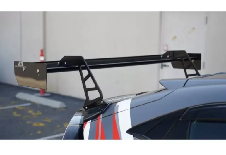 APR Performance GT-250 61" Carbon Fiber Swan Neck Wing Honda FK8 Civic Type R 2017-2021