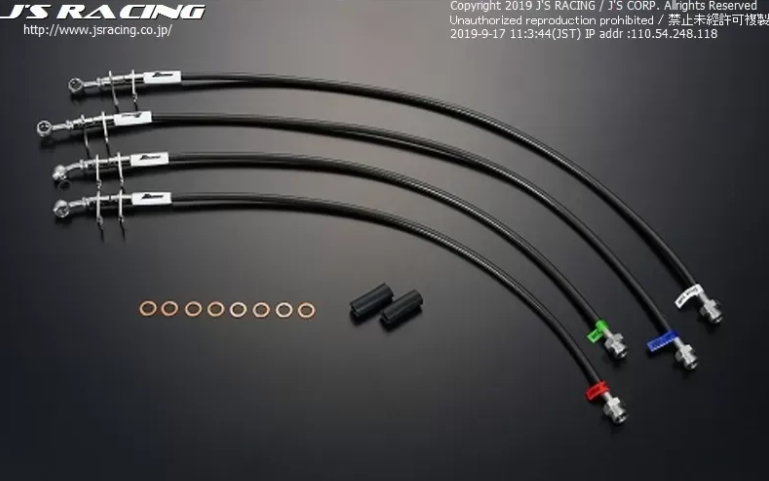 Js Racing Steel Brake Line System Honda Civic Type-R FK8 2017-2021