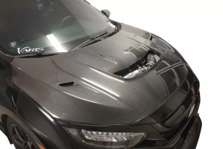 Varis Arising-I Vented Cooling Hood (FRP) for Honda Civic Type-R FK8 2017-2019