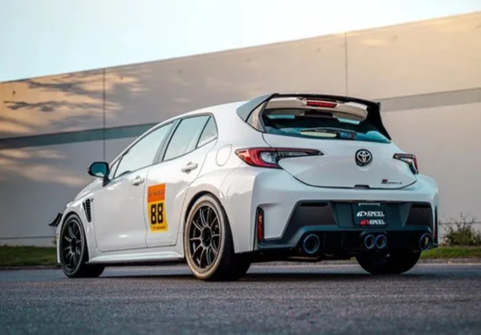 APEXi N1-X Quad-Exit Catback Exhaust System w/ Titanium Tips (Non-Resonated Midpipe) Toyota GR Corolla 2023+