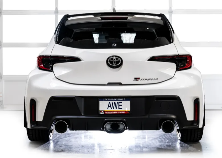 AWE Tuning Touring Edition Exhaust | Chrome Silver Tips Toyota GR Corolla 2023-2025