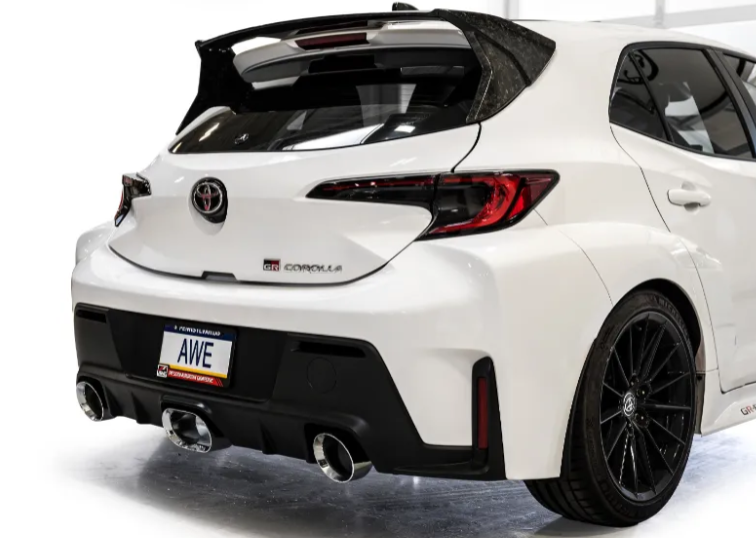 AWE Tuning Touring Edition Exhaust | Chrome Silver Tips Toyota GR Corolla 2023-2025