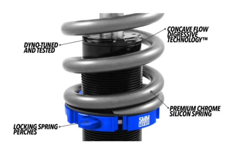 Fortune Auto 510 Series Coilovers for Hyundai Elantra N 2021+, Adjustable Suspension