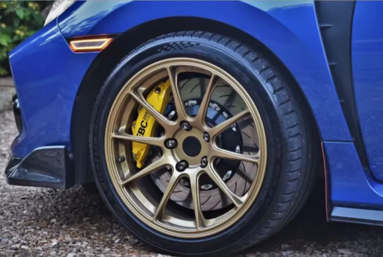 EBC Brakes Luminous Yellow Apollo-6 Calipers 380mm Rotors Front Big Brake Kit Honda Civic Type-R FK8 2.0T 2017-2022