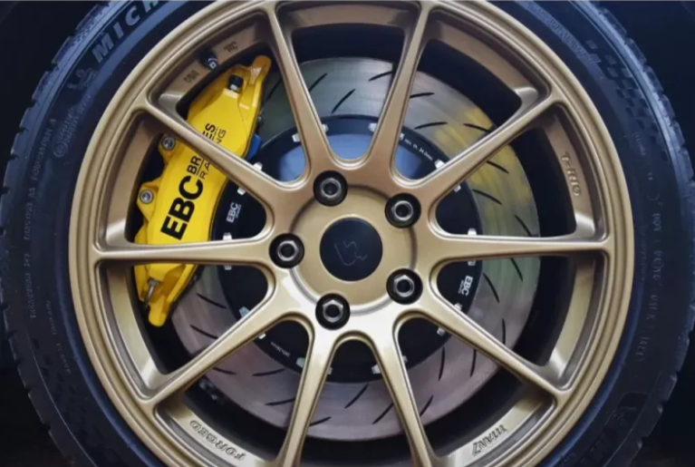 EBC Brakes Luminous Yellow Apollo-6 Calipers 380mm Rotors Front Big Brake Kit Honda Civic Type-R FK8 2.0T 2017-2022