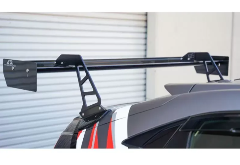 APR Performance GT-250 61" Carbon Fiber Swan Neck Wing Honda FK8 Civic Type R 2017-2021