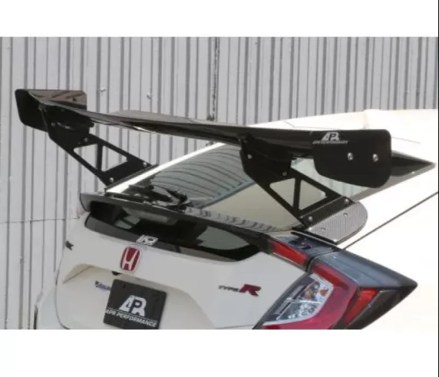 APR Performance GTC-300 67" Carbon Fiber Adjustable Wing Honda FK8 Civic Type R 2017-2021