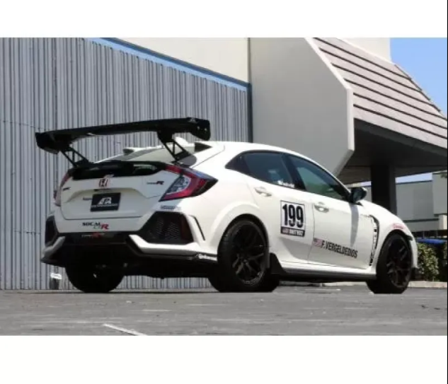 APR Performance GTC-300 67" Carbon Fiber Adjustable Wing Honda FK8 Civic Type R 2017-2021