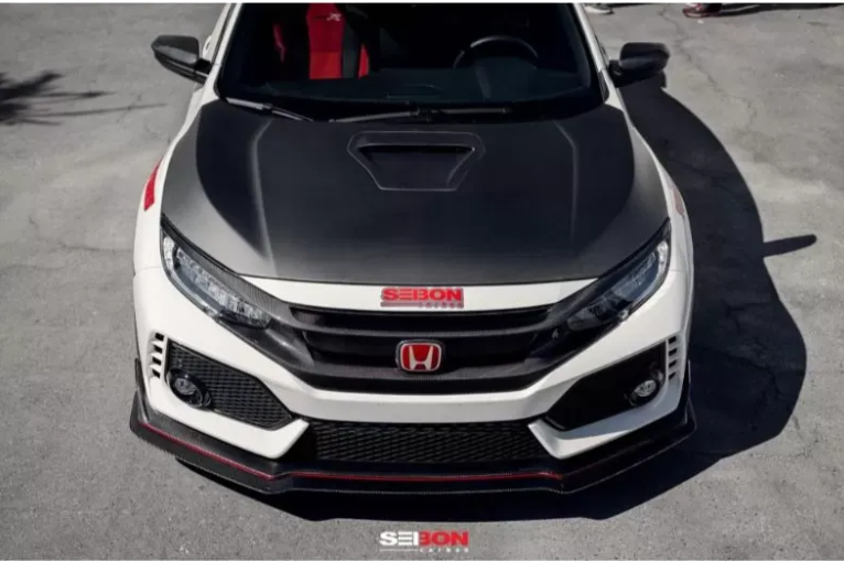 Seibon OEM-Style Dry Carbon Fiber Hood Honda Civic Type-R 2017-2021