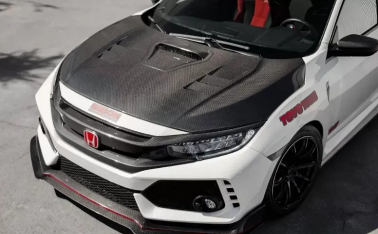 Seibon TS-Style Carbon Fiber Hood Honda Civic Type-R 2017-2021