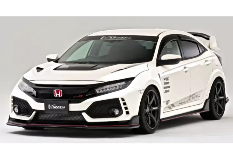 Varis Arising-I Carbon Fiber Vented Cooling Hood for Honda Civic Type-R 2017-2021