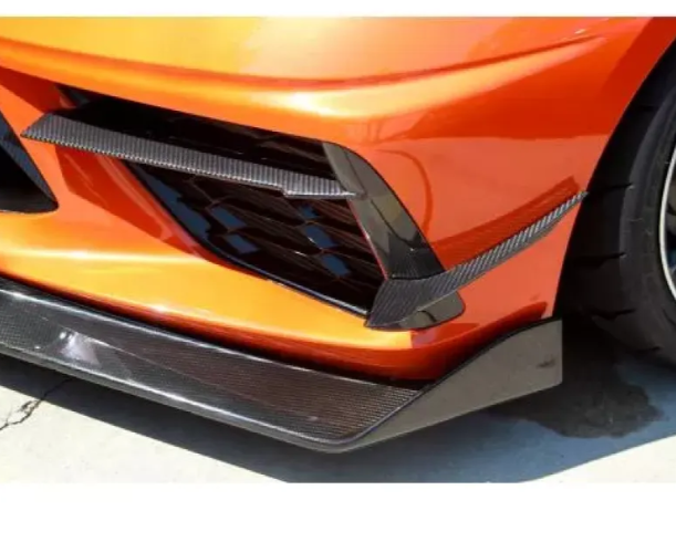 APR Performance Carbon Fiber Front Bumper Canard Chevrolet Corvette C8 2020+