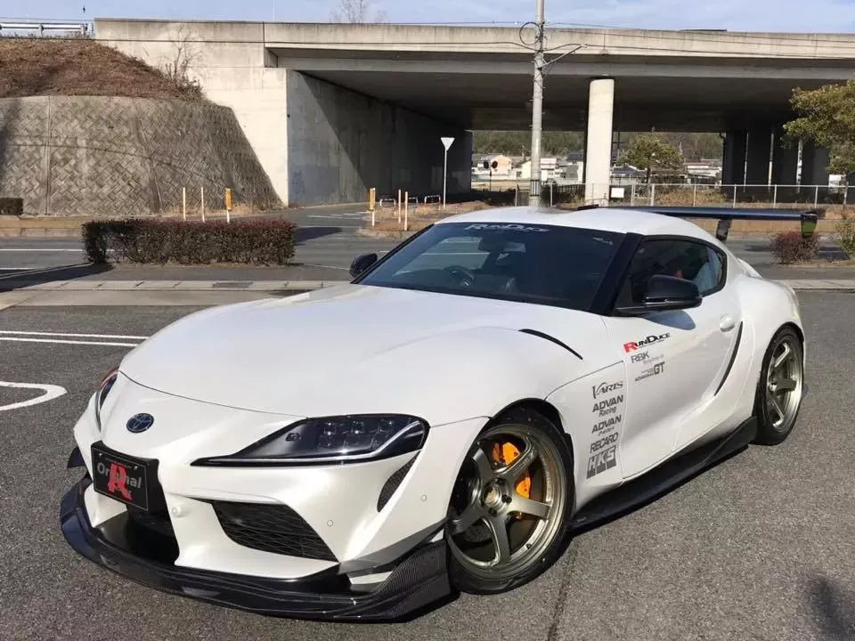 Varis Arising-I Carbon Fiber Front Spoiler for Toyota Supra GR A90 2020-2024