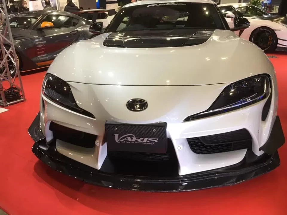 Varis Arising-I Carbon Fiber Front Spoiler for Toyota Supra GR A90 2020-2024