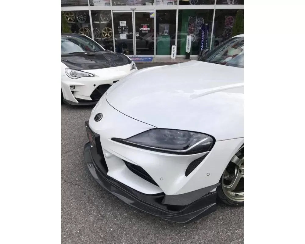 Varis Arising-I Carbon Fiber Front Spoiler for Toyota Supra GR A90 2020-2024
