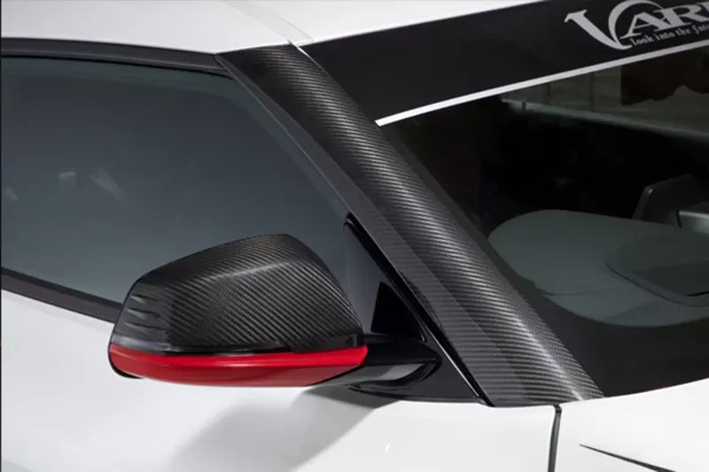 Varis Dry Carbon Fiber Mirror Covers for Toyota A90 Supra Lightweight Design