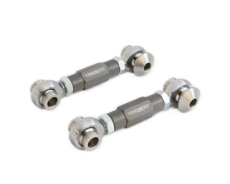 Voodoo13 Performance Clear Adjustable Rear Vertical Links for Ford S550 Mustang
