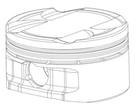CP Performance Piston & Ring Set BMW B48 Z4 B58 Supra