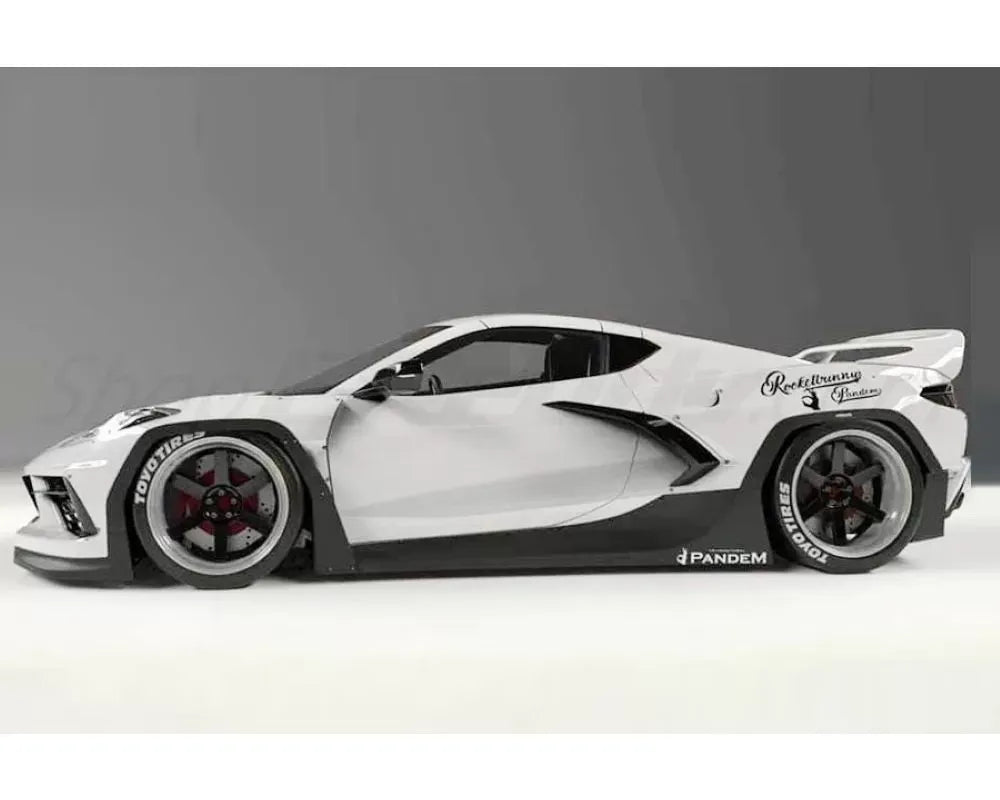 GReddy Rocket Bunny C8 Corvette Rear Over-Fenders 2020-2024 Widebody Kit