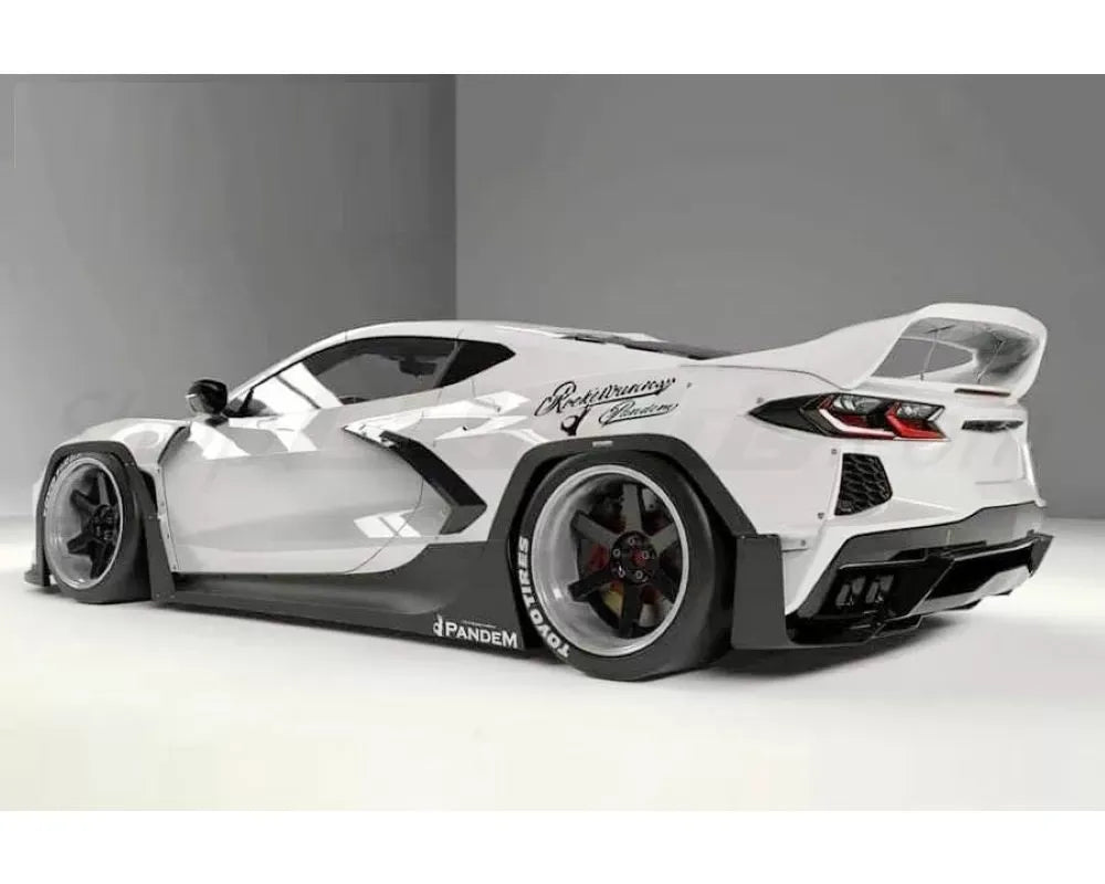 GReddy Rocket Bunny C8 Corvette Rear Over-Fenders 2020-2024 Widebody Kit