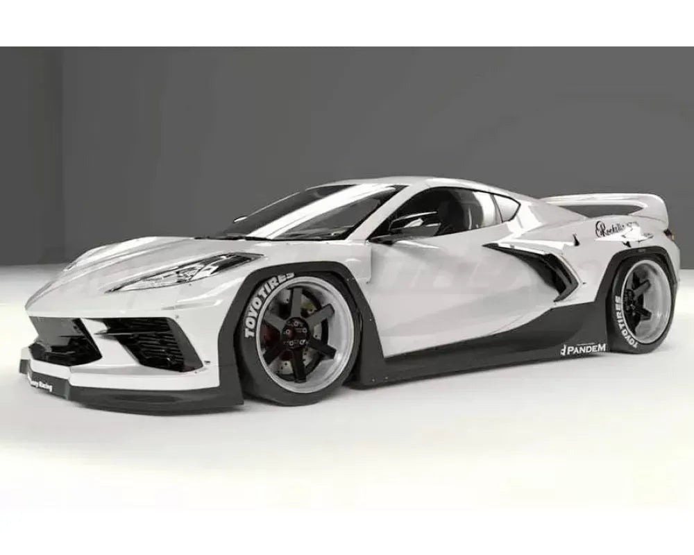 GReddy Rocket Bunny Aggressive Front Lip Spoiler C8 Corvette 2020-2024